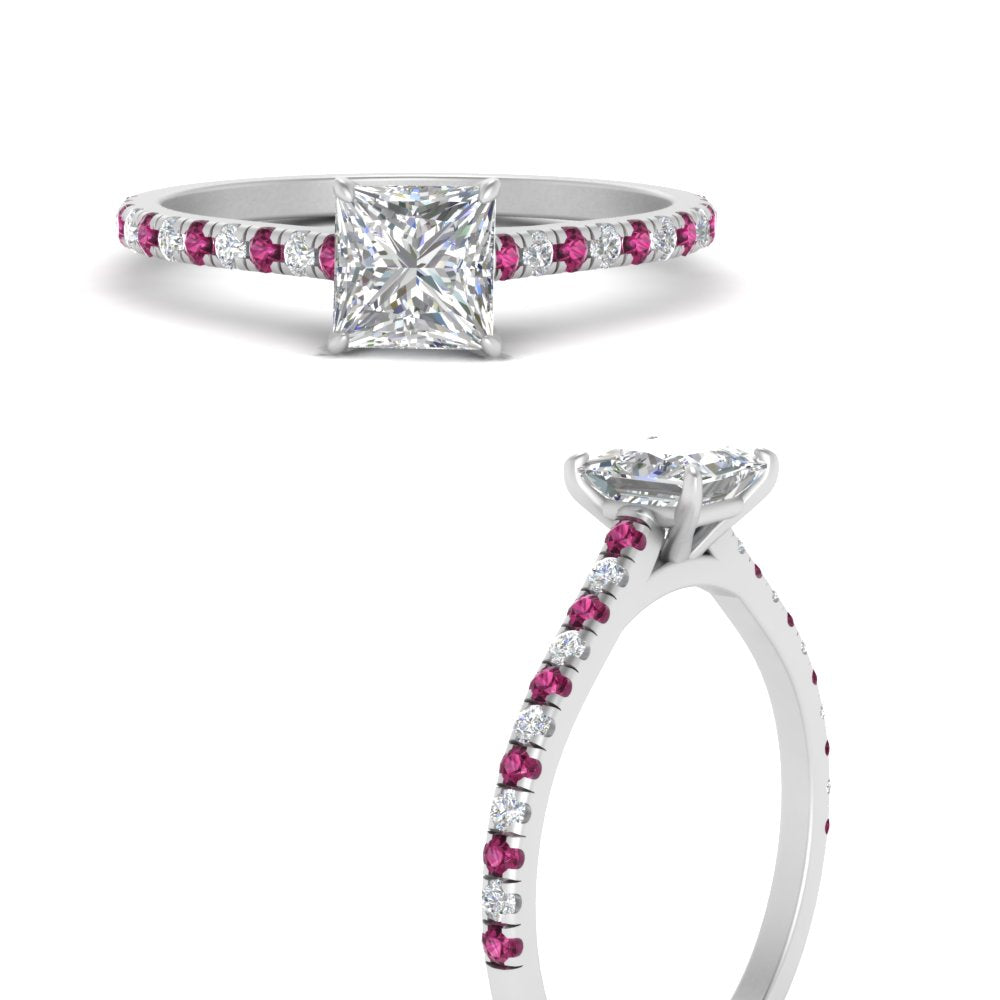 french-pave-princess-cut-petite-pink-sapphire-engagement-ring-in-FD9918PRRGSADRPIANGLE3-NL-WG