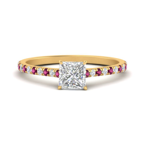 french-pave-princess-cut-petite-pink-sapphire-engagement-ring-in-FD9918PRRGSADRPIANGLE3-NL-YG