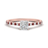 Load image into Gallery viewer, french-pave-princess-cut-petite-ruby-engagement-ring-in-FD9918PRRGRUDRANGLE3-NL-RG
