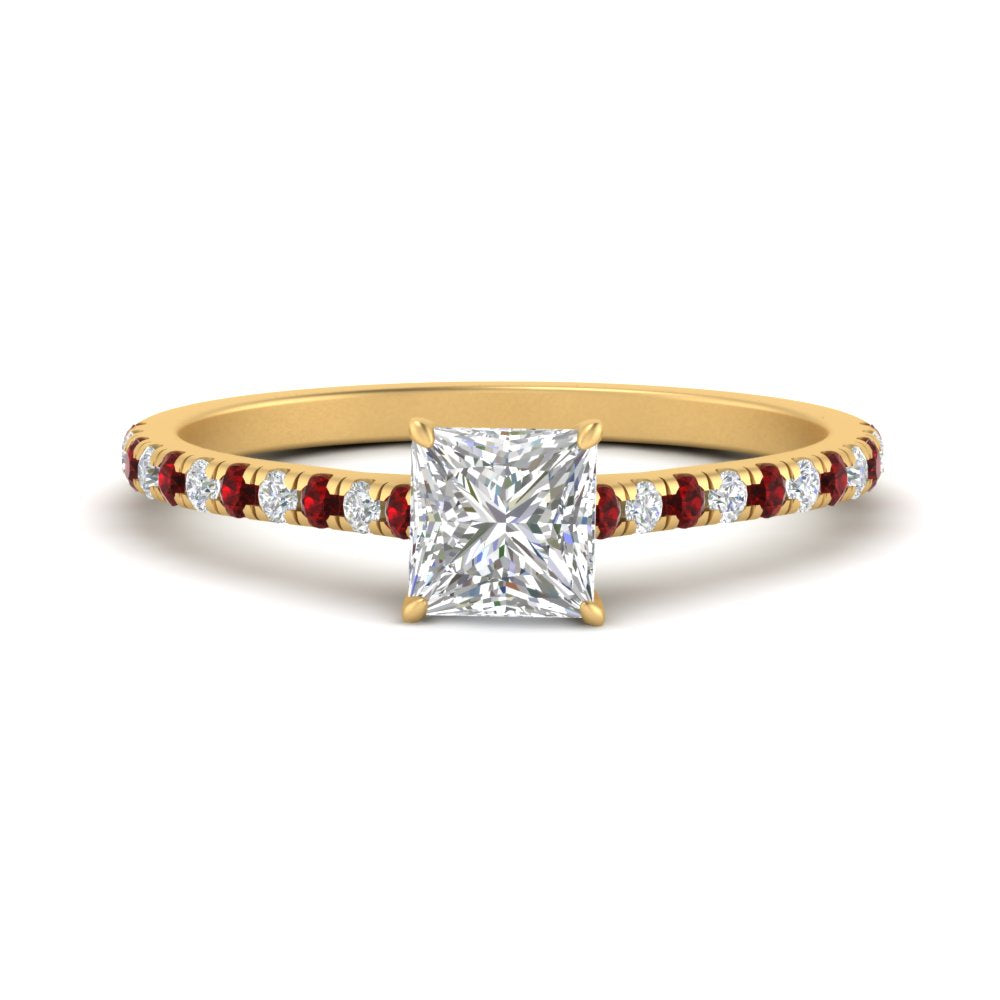 french-pave-princess-cut-petite-ruby-engagement-ring-in-FD9918PRRGRUDRANGLE3-NL-YG