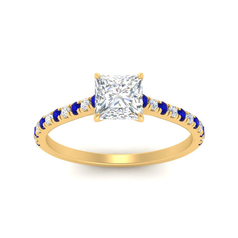 french-pave-princess-cut-petite-sapphire-engagement-ring-in-FD9918PRRGSABLANGLE3-NL-YG