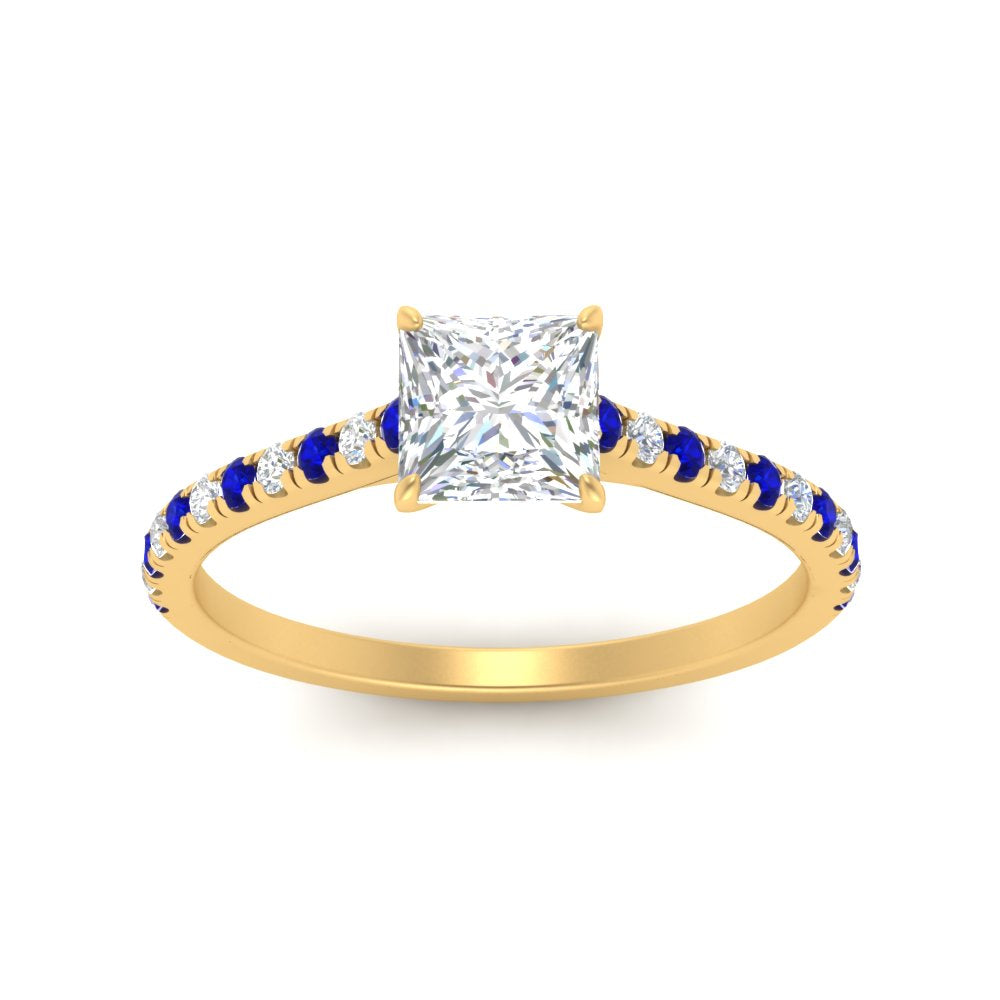 french-pave-princess-cut-petite-sapphire-engagement-ring-in-FD9918PRRGSABLANGLE3-NL-YG