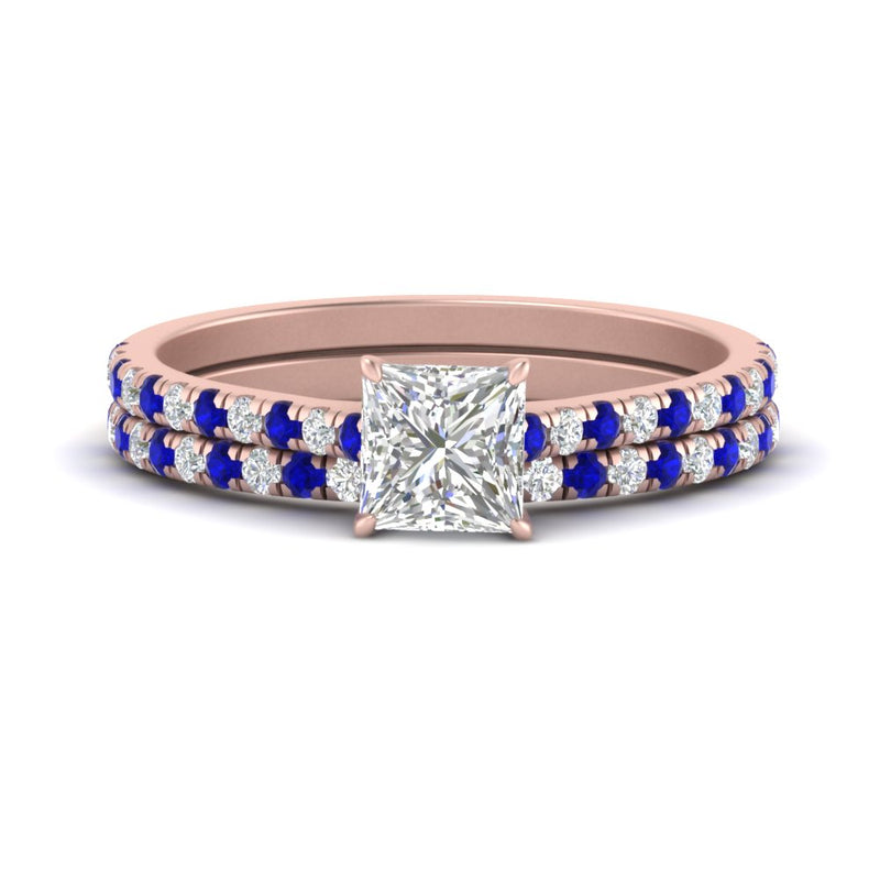 french-pave-princess-cut-petite-sapphire-wedding-ring-set-in-FD9918PRGSABLANGLE3-NL-RG-B1