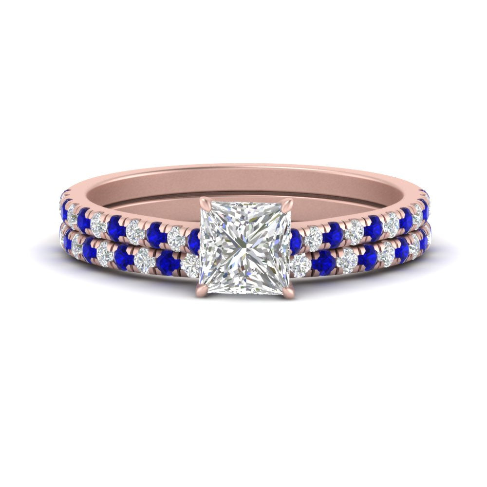 french-pave-princess-cut-petite-sapphire-wedding-ring-set-in-FD9918PRGSABLANGLE3-NL-RG-B1