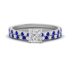 Load image into Gallery viewer, french-pave-princess-cut-petite-sapphire-wedding-ring-set-in-FD9918PRGSABLANGLE3-NL-WG-B1