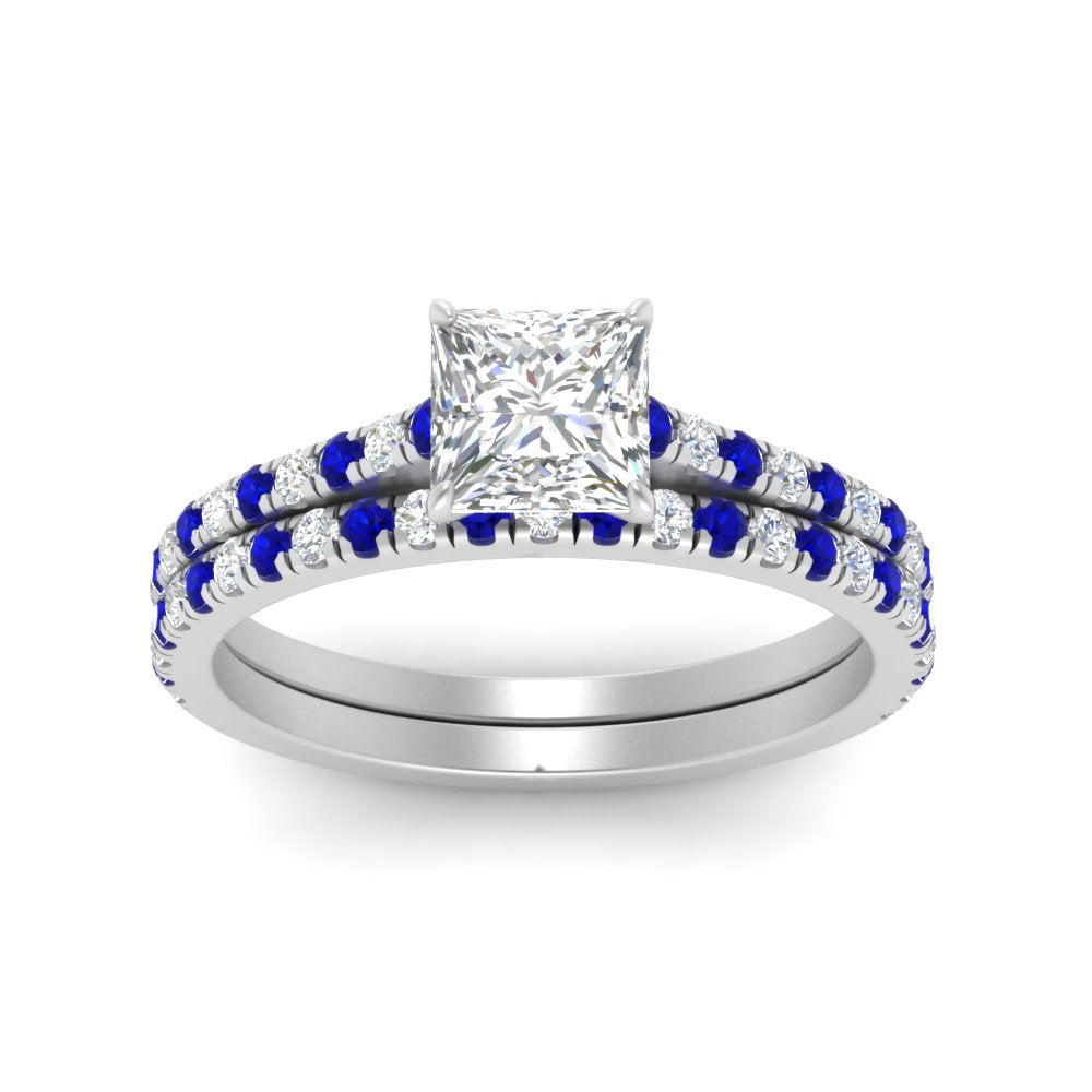 french-pave-princess-cut-petite-sapphire-wedding-ring-set-in-FD9918PRGSABLANGLE3-NL-WG-B1