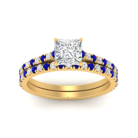 french-pave-princess-cut-petite-sapphire-wedding-ring-set-in-FD9918PRGSABLANGLE3-NL-YG-B1
