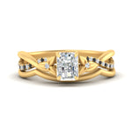 Load image into Gallery viewer, french-pave-radiant-contour-black-diamond-wedding-band-in-yellow-gold-FD9986B1RAGBLACK-NL-YG
