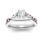 Load image into Gallery viewer, french-pave-radiant-contour-ruby-wedding-band-in-white-gold-FD9986B1RAGRUDR-NL-WG
