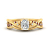 Load image into Gallery viewer, french-pave-radiant-contour-ruby-wedding-band-in-yellow-gold-FD9986B1RAGRUDR-NL-YG
