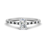 Load image into Gallery viewer, french-pave-radiant-petite-black-diamond-engagement-ring-in-FD9918RARGBLACKANGLE3-NL-WG

