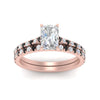 Load image into Gallery viewer, french-pave-radiant-petite-black-diamond-wedding-ring-set-in-FD9918RAGBLACKANGLE3-NL-RG-B1