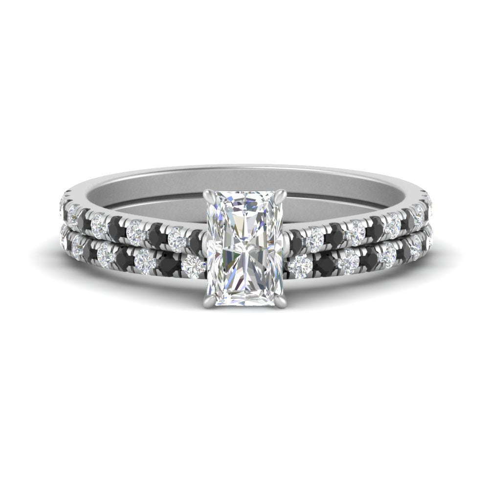 french-pave-radiant-petite-black-diamond-wedding-ring-set-in-FD9918RAGBLACKANGLE3-NL-WG-B1