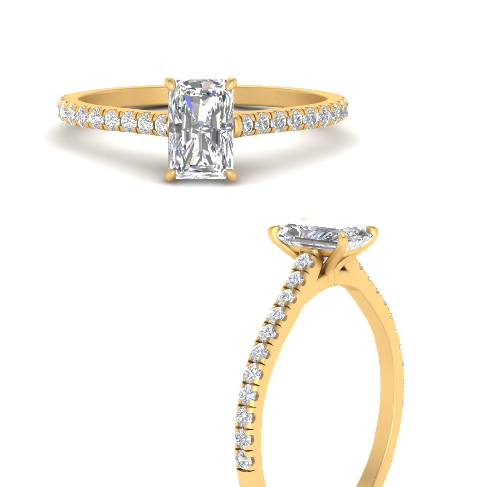 french-pave-radiant-petite-diamond-engagement-ring-in-FD9918RARANGLE3-NL-YG