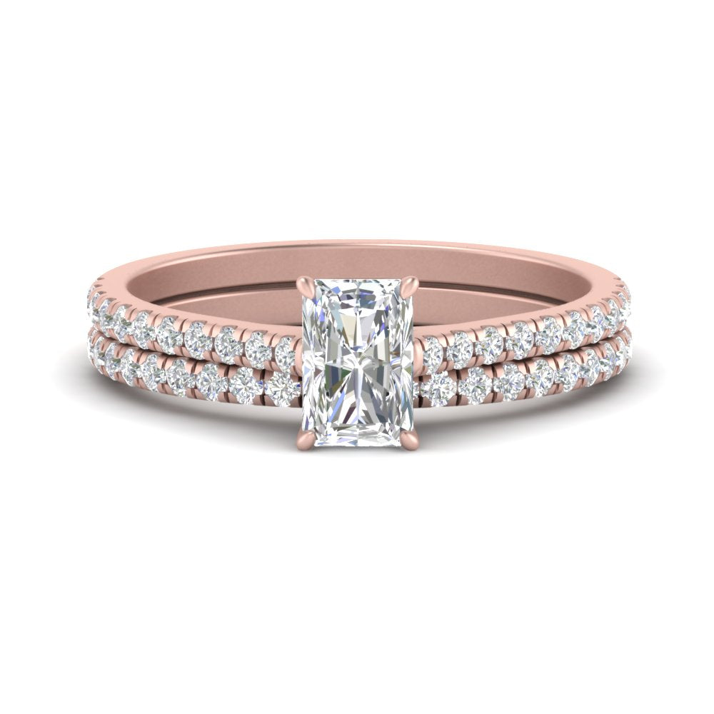french-pave-radiant-petite-diamond-wedding-ring-set-in-FD9918RAANGLE3-NL-RG-B1