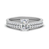 Load image into Gallery viewer, french-pave-radiant-petite-diamond-wedding-ring-set-in-FD9918RAANGLE3-NL-WG-B1