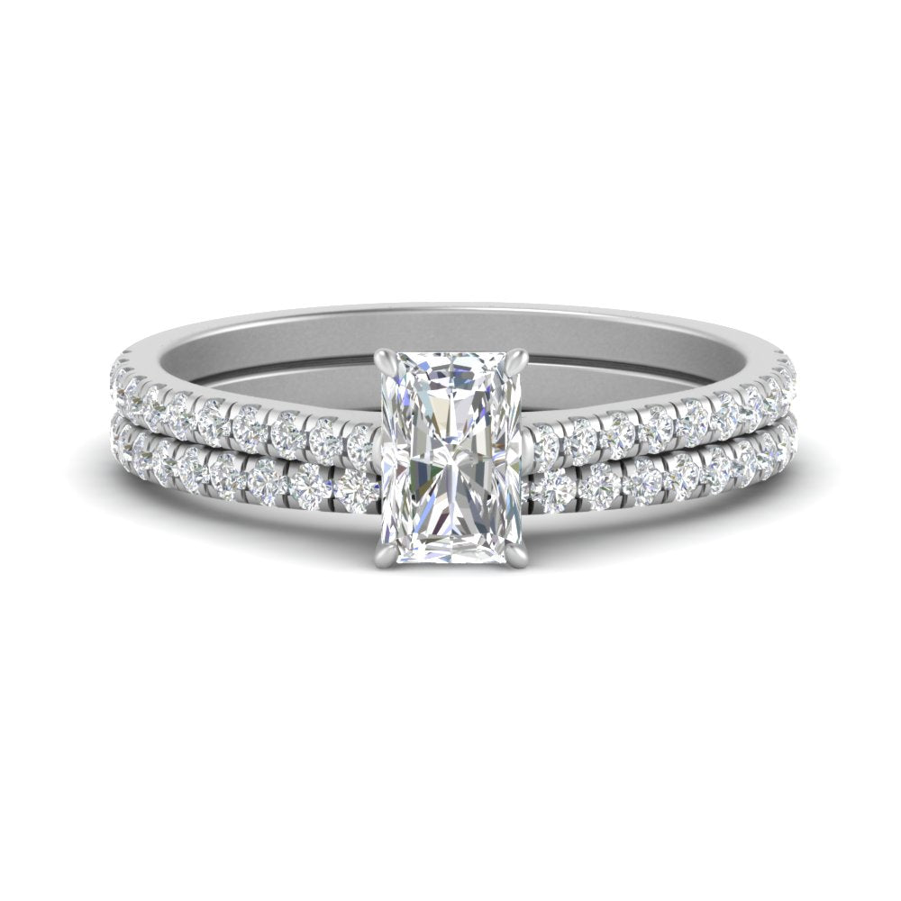 french-pave-radiant-petite-diamond-wedding-ring-set-in-FD9918RAANGLE3-NL-WG-B1