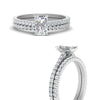Load image into Gallery viewer, french-pave-radiant-petite-diamond-wedding-ring-set-in-FD9918RAANGLE3-NL-WG-B1