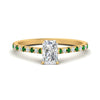 Load image into Gallery viewer, french-pave-radiant-petite-emerald-engagement-ring-in-FD9918RARGEMGRANGLE3-NL-YG