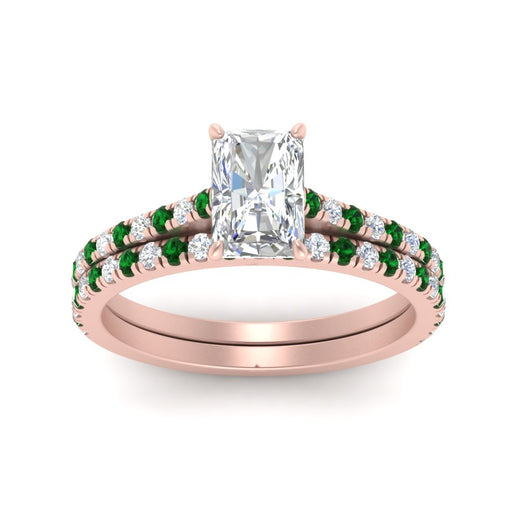 french-pave-radiant-petite-emerald-wedding-ring-set-in-FD9918RAGEMGRANGLE3-NL-RG-B1
