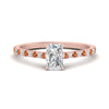 Load image into Gallery viewer, french-pave-radiant-petite-orange-sapphire-engagement-ring-in-FD9918RARGSAORANGLE3-NL-RG