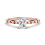 Load image into Gallery viewer, french-pave-radiant-petite-orange-sapphire-engagement-ring-in-FD9918RARGSAORANGLE3-NL-RG

