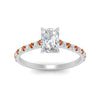 Load image into Gallery viewer, french-pave-radiant-petite-orange-sapphire-engagement-ring-in-FD9918RARGSAORANGLE3-NL-WG