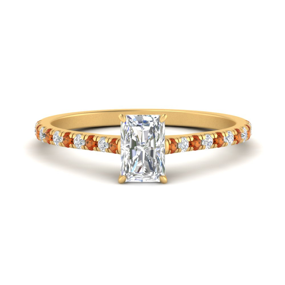 french-pave-radiant-petite-orange-sapphire-engagement-ring-in-FD9918RARGSAORANGLE3-NL-YG