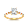 Load image into Gallery viewer, french-pave-radiant-petite-orange-sapphire-engagement-ring-in-FD9918RARGSAORANGLE3-NL-YG