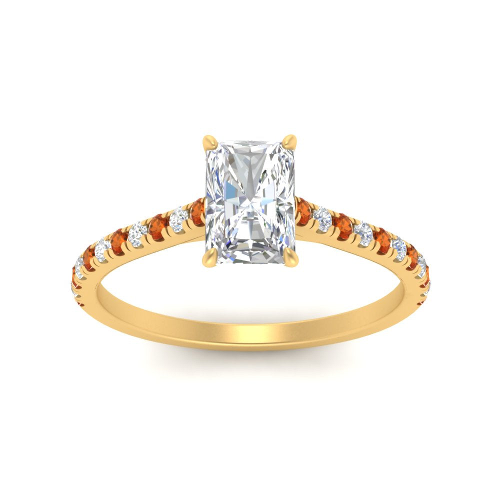 french-pave-radiant-petite-orange-sapphire-engagement-ring-in-FD9918RARGSAORANGLE3-NL-YG
