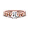 Load image into Gallery viewer, french-pave-radiant-petite-orange-sapphire-wedding-ring-set-in-FD9918RAGSAORANGLE3-NL-RG-B1