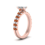 Load image into Gallery viewer, french-pave-radiant-petite-orange-sapphire-wedding-ring-set-in-FD9918RAGSAORANGLE3-NL-RG-B1
