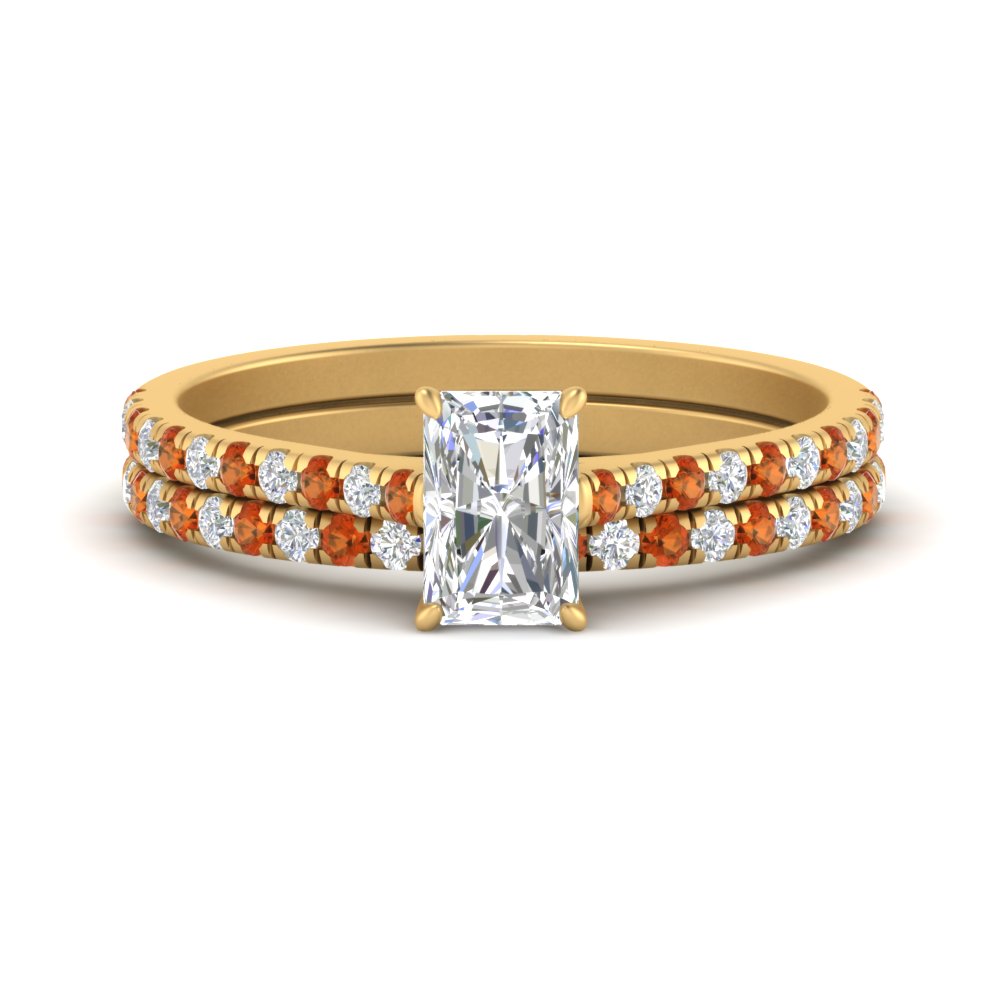 french-pave-radiant-petite-orange-sapphire-wedding-ring-set-in-FD9918RAGSAORANGLE3-NL-YG-B1