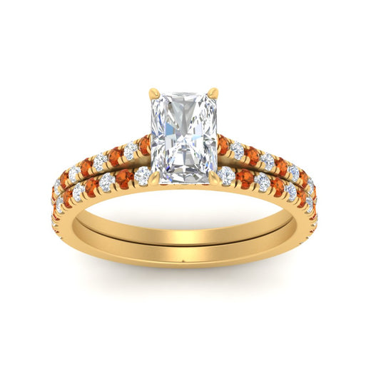 french-pave-radiant-petite-orange-sapphire-wedding-ring-set-in-FD9918RAGSAORANGLE3-NL-YG-B1
