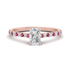 Load image into Gallery viewer, french-pave-radiant-petite-pink-sapphire-engagement-ring-in-FD9918RARGSADRPIANGLE3-NL-RG