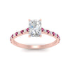 Load image into Gallery viewer, french-pave-radiant-petite-pink-sapphire-engagement-ring-in-FD9918RARGSADRPIANGLE3-NL-RG