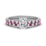 Load image into Gallery viewer, french-pave-radiant-petite-pink-sapphire-wedding-ring-set-in-FD9918RAGSADRPIANGLE3-NL-WG-B1
