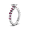 Load image into Gallery viewer, french-pave-radiant-petite-pink-sapphire-wedding-ring-set-in-FD9918RAGSADRPIANGLE3-NL-WG-B1