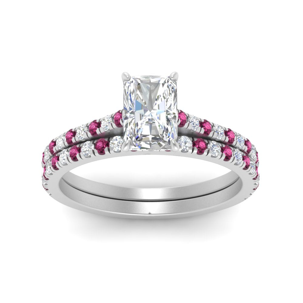 french-pave-radiant-petite-pink-sapphire-wedding-ring-set-in-FD9918RAGSADRPIANGLE3-NL-WG-B1