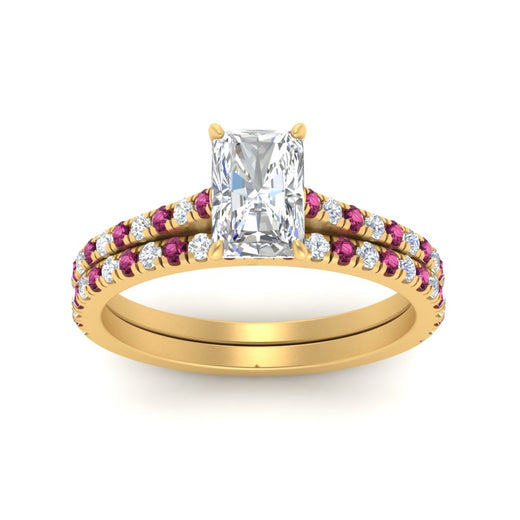 french-pave-radiant-petite-pink-sapphire-wedding-ring-set-in-FD9918RAGSADRPIANGLE3-NL-YG-B1