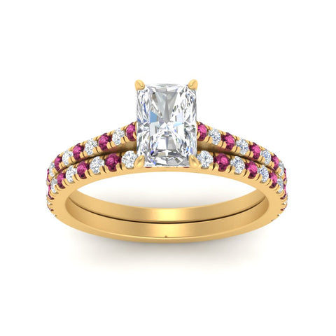 french-pave-radiant-petite-pink-sapphire-wedding-ring-set-in-FD9918RAGSADRPIANGLE3-NL-YG-B1
