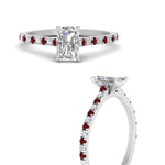 Load image into Gallery viewer, french-pave-radiant-petite-ruby-engagement-ring-in-FD9918RARGRUDRANGLE3-NL-WG
