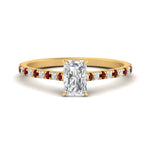 Load image into Gallery viewer, french-pave-radiant-petite-ruby-engagement-ring-in-FD9918RARGRUDRANGLE3-NL-YG

