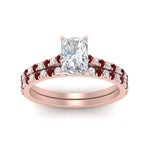 Load image into Gallery viewer, french-pave-radiant-petite-ruby-wedding-ring-set-in-FD9918RAGRUDRANGLE3-NL-RG-B1
