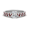 Load image into Gallery viewer, french-pave-radiant-petite-ruby-wedding-ring-set-in-FD9918RAGRUDRANGLE3-NL-WG-B1