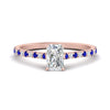 Load image into Gallery viewer, french-pave-radiant-petite-sapphire-engagement-ring-in-FD9918RARGSABLANGLE3-NL-RG