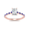 Load image into Gallery viewer, french-pave-radiant-petite-sapphire-engagement-ring-in-FD9918RARGSABLANGLE3-NL-RG