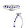 Load image into Gallery viewer, french-pave-radiant-petite-sapphire-engagement-ring-in-FD9918RARGSABLANGLE3-NL-WG