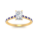 Load image into Gallery viewer, french-pave-radiant-petite-sapphire-engagement-ring-in-FD9918RARGSABLANGLE3-NL-YG
