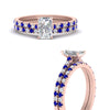 Load image into Gallery viewer, french-pave-radiant-petite-sapphire-wedding-ring-set-in-FD9918RAGSABLANGLE3-NL-RG-B1